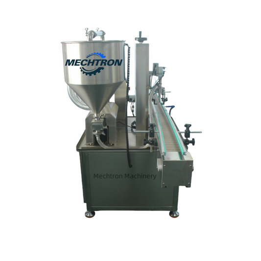 Automatic Perfume Rotor Pump Whisky Cosmetic Cream Body Lotion High Viscosity Paste Sauce Jam Filling Machine With High Speed