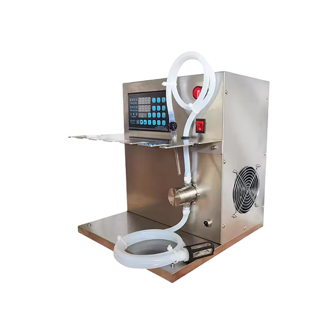 Semi-automatic Small Self-standing Bag Heat Resistant Magnetic Pump Hot Drinks Liquid Filling Machine With Single Head