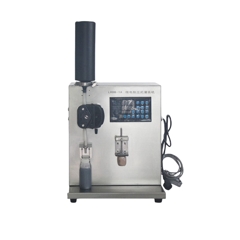 Semi-automatic Nail Polish Makeup Remover Peristaltic Pump Liquid Small Bottle Filling Machine With Single Head