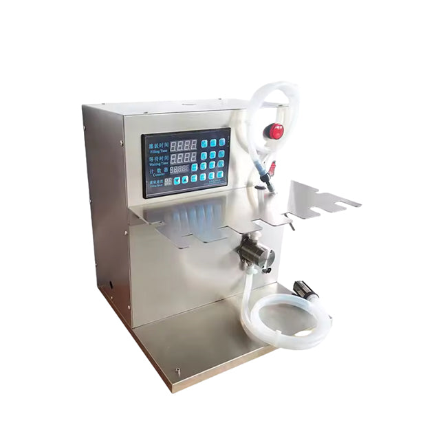 Semi-automatic Small Self-standing Bag Heat Resistant Magnetic Pump Hot Drinks Liquid Filling Machine With Single Head