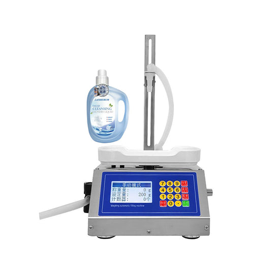 Small Semi-automatic Desktop Weighing Quantitative Peristaltic Pump Liquid Filling Machine