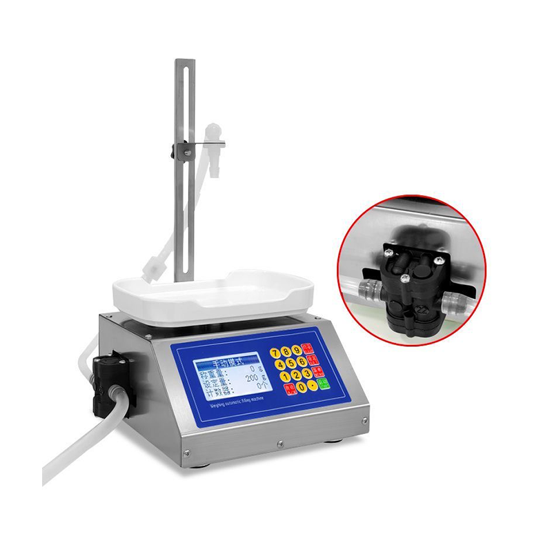 Small Semi-automatic Desktop Weighing Quantitative Peristaltic Pump Liquid Filling Machine