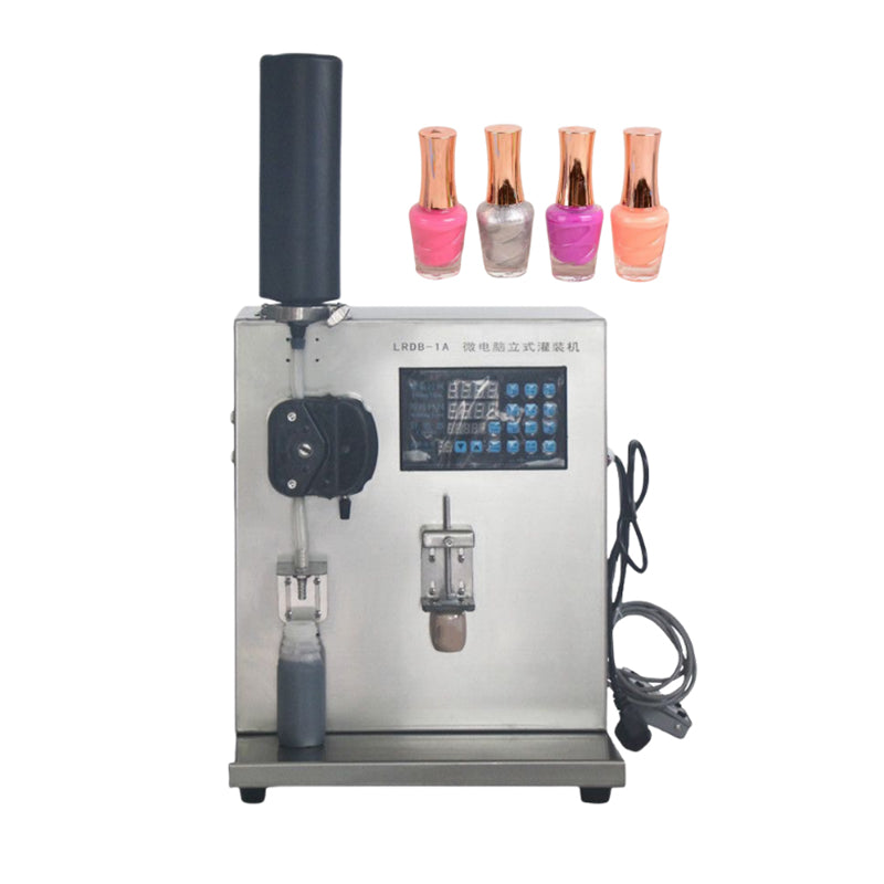 Semi-automatic Nail Polish Makeup Remover Peristaltic Pump Liquid Small Bottle Filling Machine With Single Head