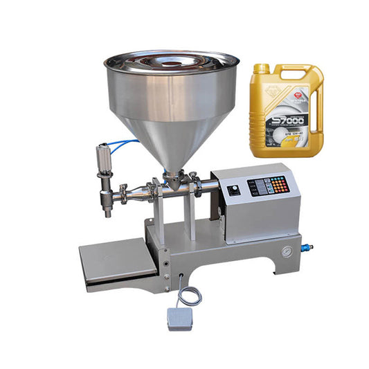 Semi-automatic Digital Control Ketchup Shampoo Bottle Honey Liquid Filling Machine