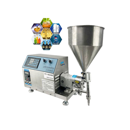 Semi-automatic Single Head Paste Filling Machine Rotor Pump Honey Cream Jam Filling Machine