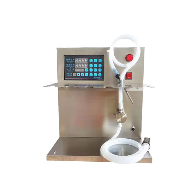 Semi-automatic Small Self-standing Bag Heat Resistant Magnetic Pump Hot Drinks Liquid Filling Machine With Single Head
