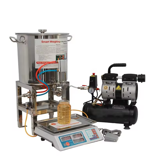 Semi-automatic Pneumatic Jam Paste Glue Viscous Honey Ketchup Filler Peanut Butter Paste Weighing Filling Machine