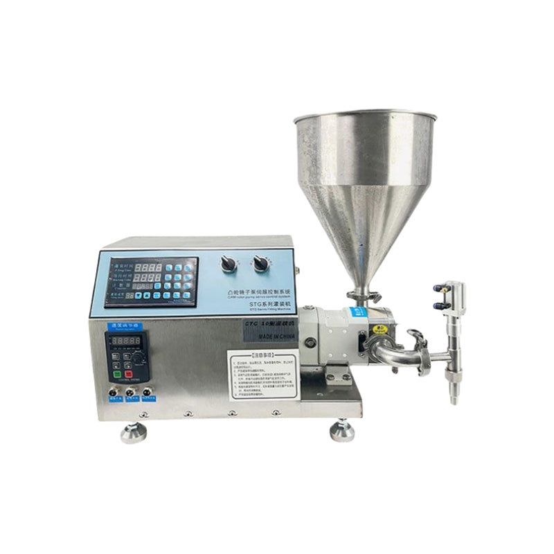 Semi-automatic Single Head Paste Filling Machine Rotor Pump Honey Cream Jam Filling Machine