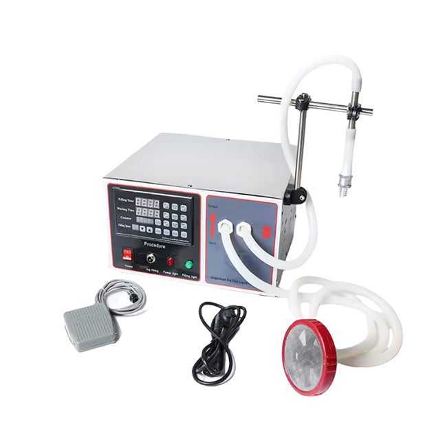 Semi-automaticDigital Control Perfume 8.5L Liquid Filling Machine for Spirits Brandy Whisky With Electric Pump